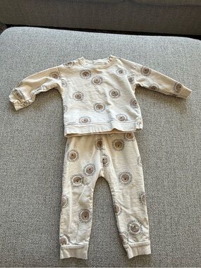 Carter’s Neutral Lion Print Matching Set - Beige